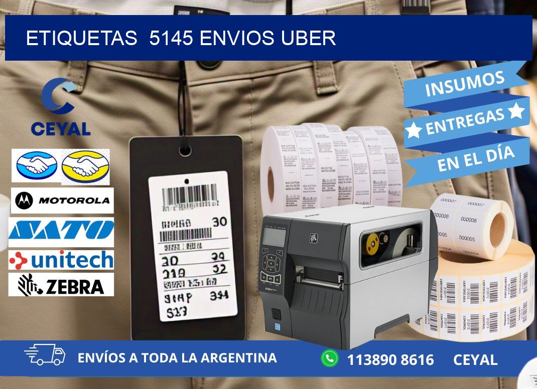 etiquetas  5145 ENVIOS UBER