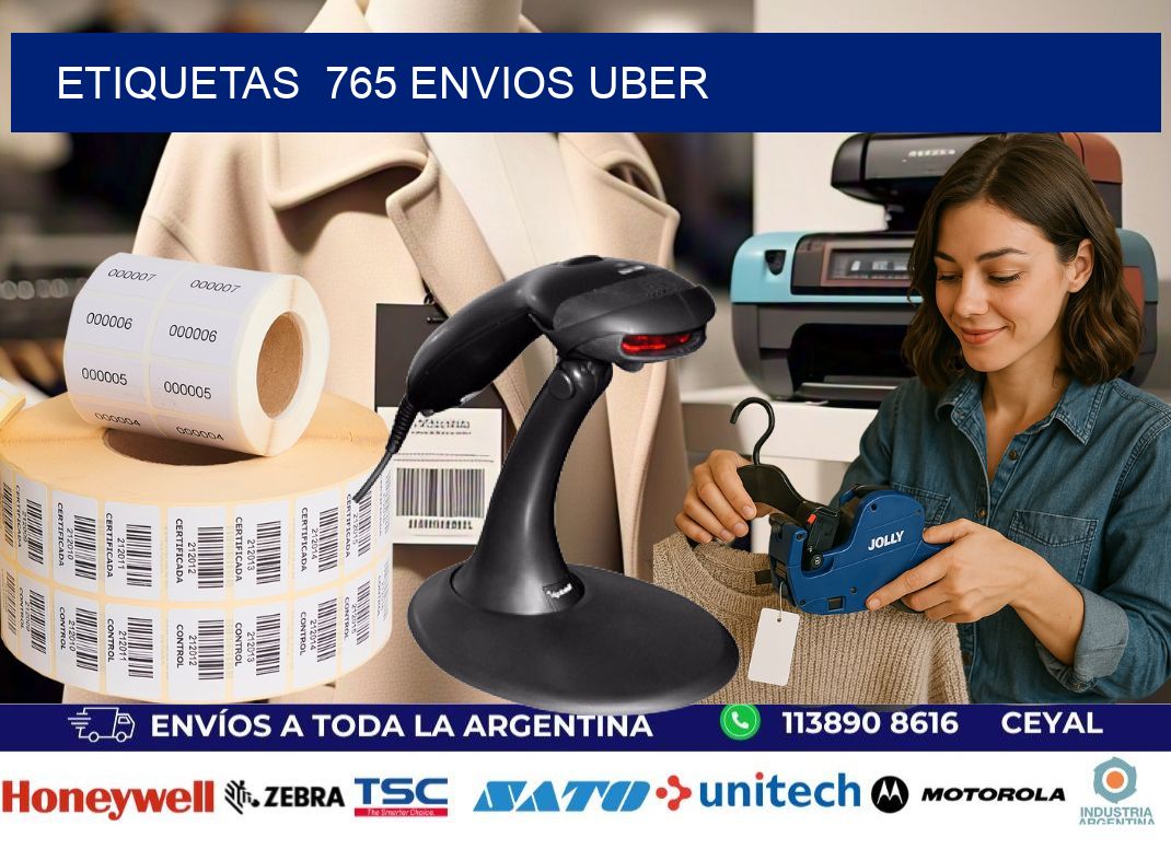etiquetas  765 ENVIOS UBER