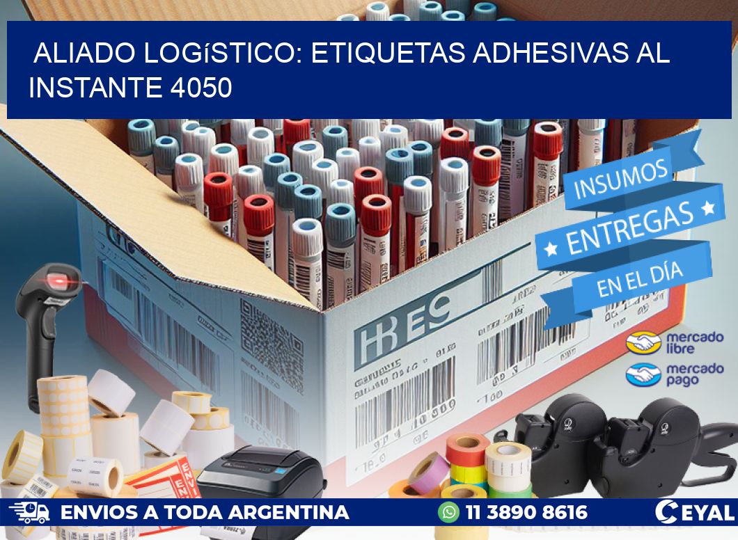 Aliado Logístico: Etiquetas Adhesivas al Instante 4050