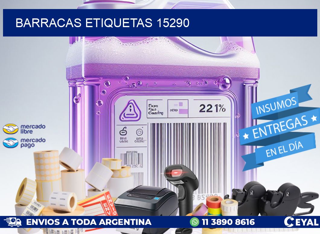 Barracas etiquetas 15290