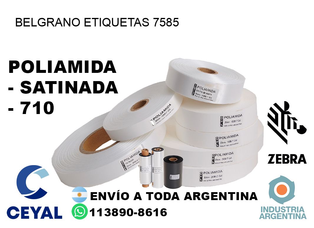 Belgrano etiquetas 7585