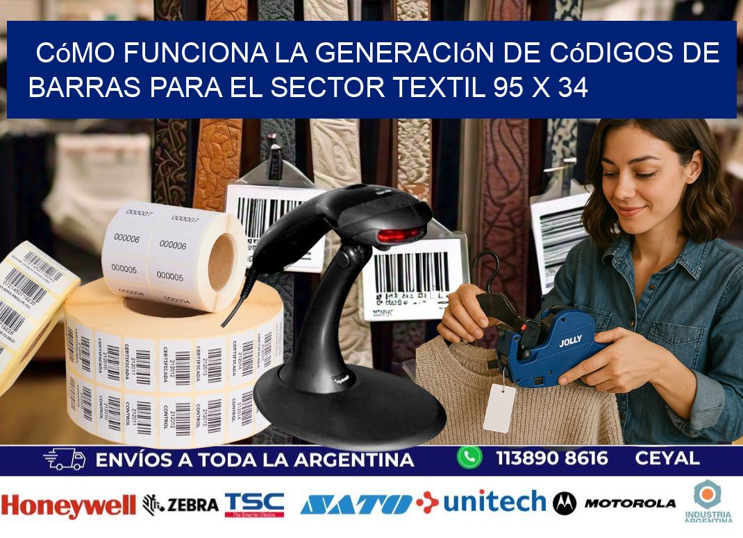 Cómo Funciona la Generación de Códigos de Barras para el Sector Textil 95 x 34