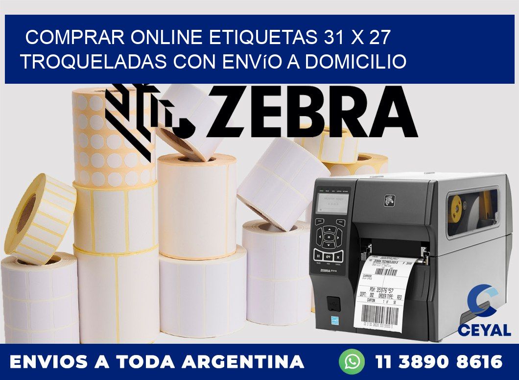 Comprar online etiquetas 31 x 27 troqueladas con envío a domicilio