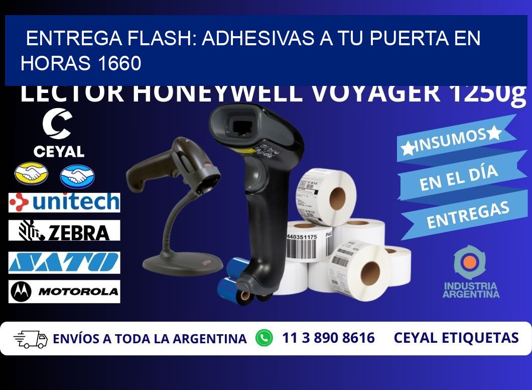 Entrega Flash: Adhesivas A Tu Puerta en Horas 1660