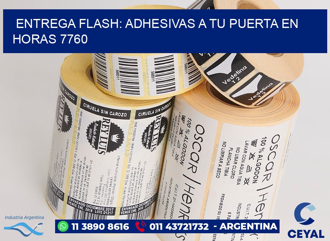 Entrega Flash: Adhesivas A Tu Puerta en Horas 7760