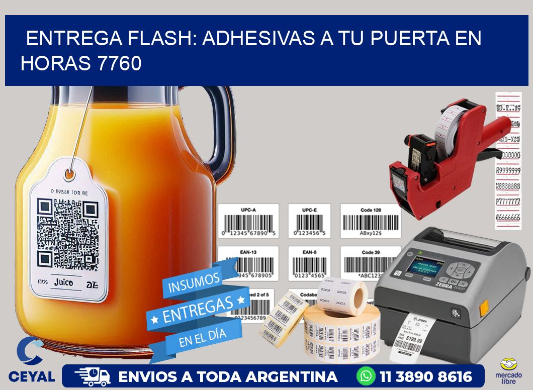 Entrega Flash: Adhesivas A Tu Puerta en Horas 7760