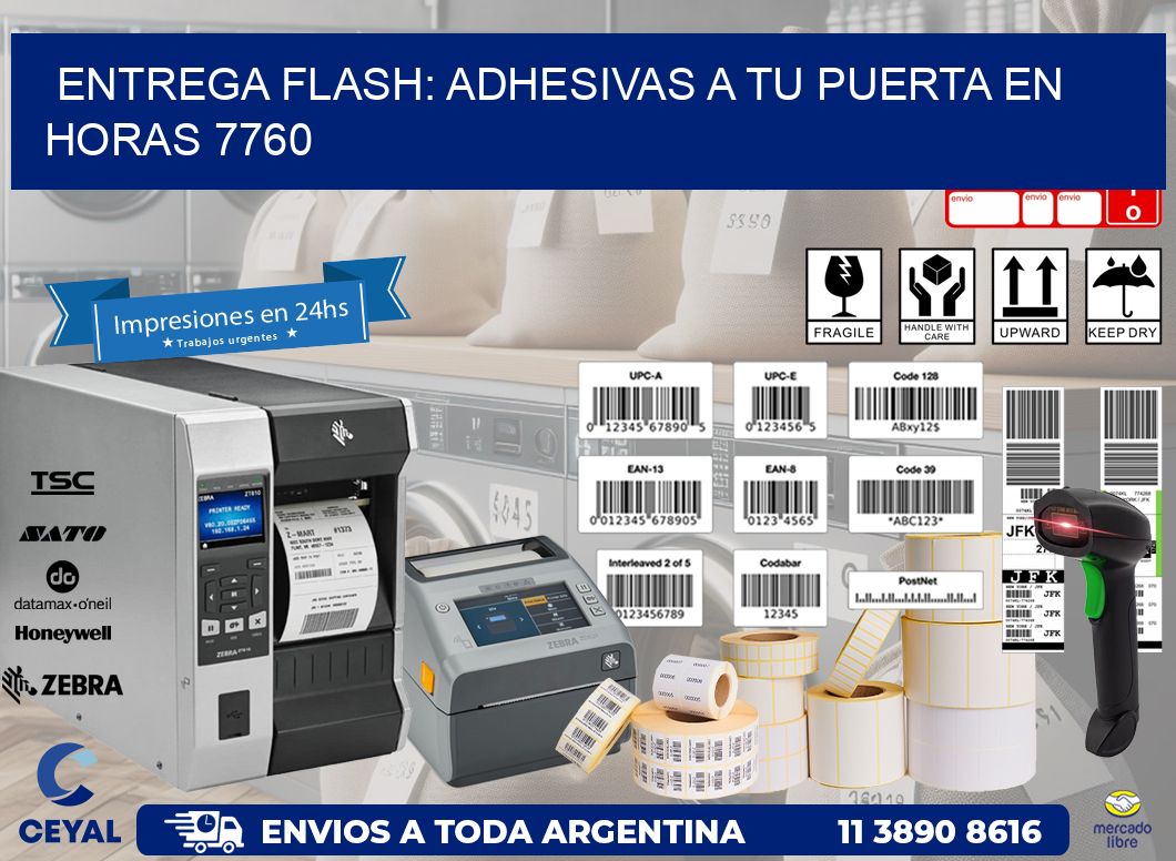 Entrega Flash: Adhesivas A Tu Puerta en Horas 7760