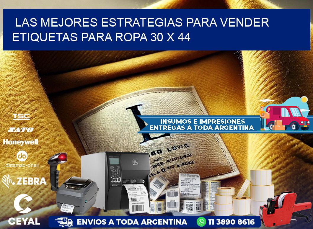 Las Mejores Estrategias para Vender Etiquetas para Ropa 30 x 44