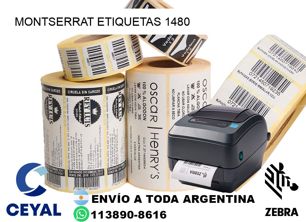 Montserrat etiquetas 1480
