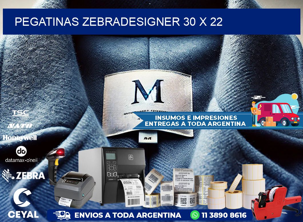 PEGATINAS zebradesigner 30 x 22