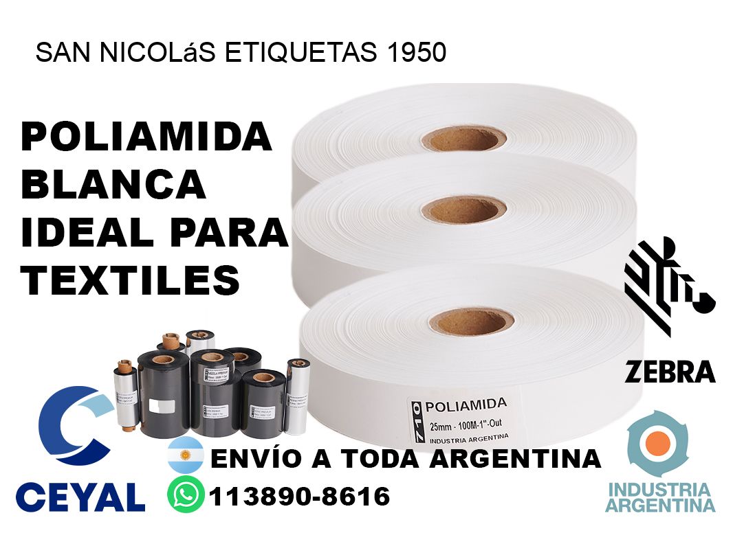 San Nicolás etiquetas 1950