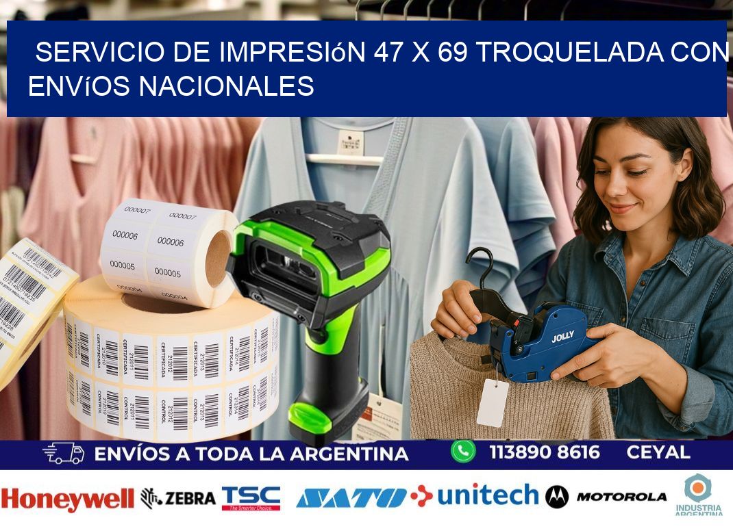 Servicio de impresión 47 x 69 troquelada con envíos nacionales