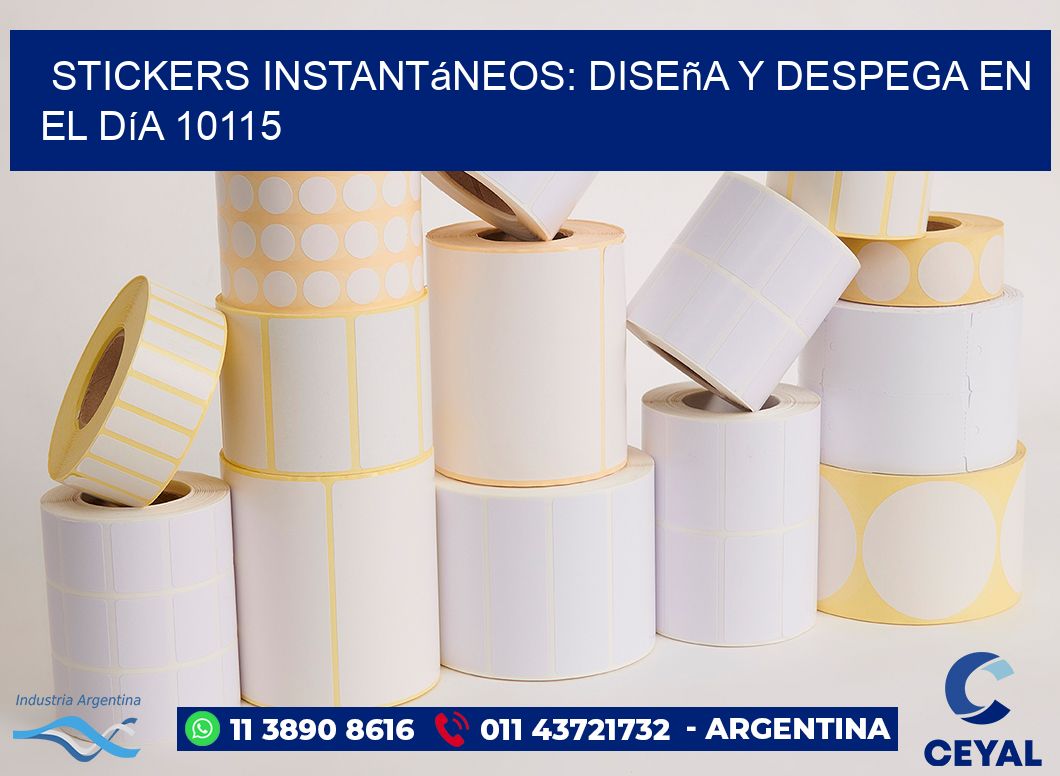 Stickers Instantáneos: Diseña y Despega en el Día 10115