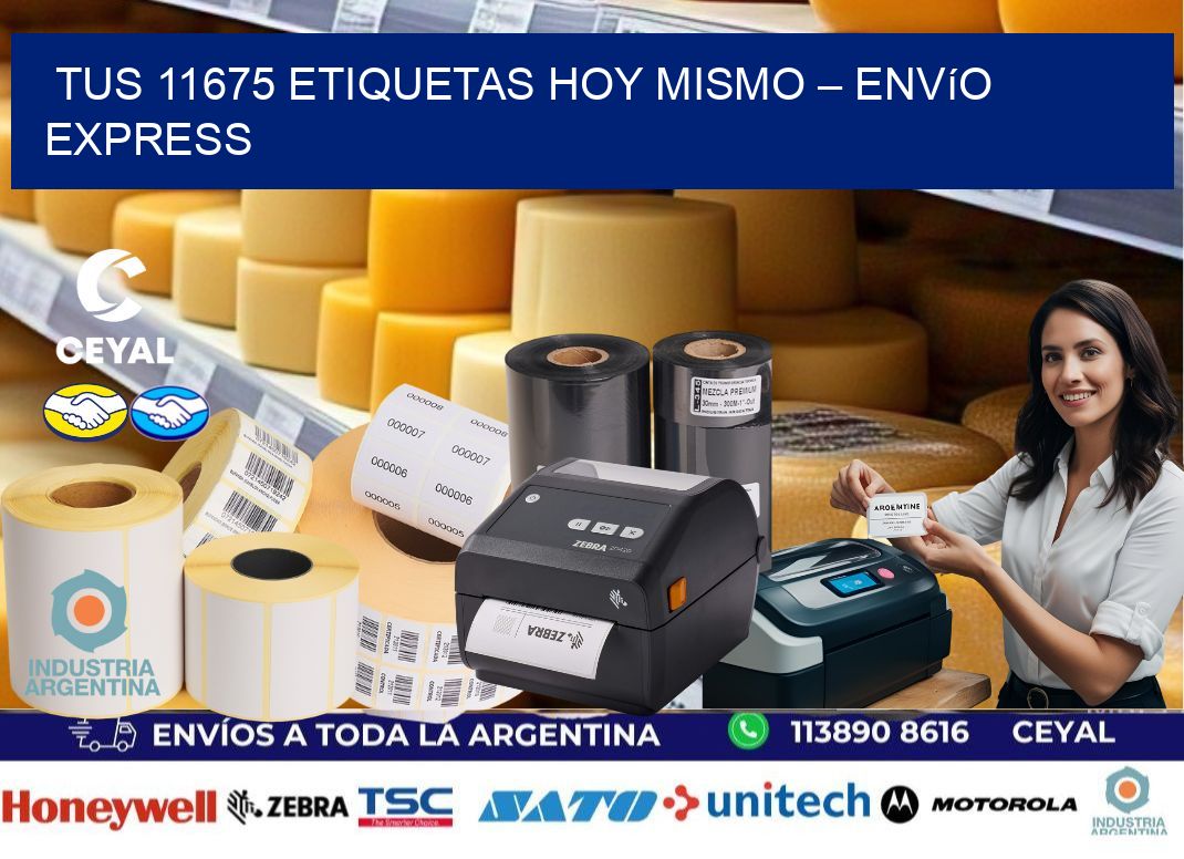 Tus 11675 Etiquetas Hoy Mismo – Envío Express