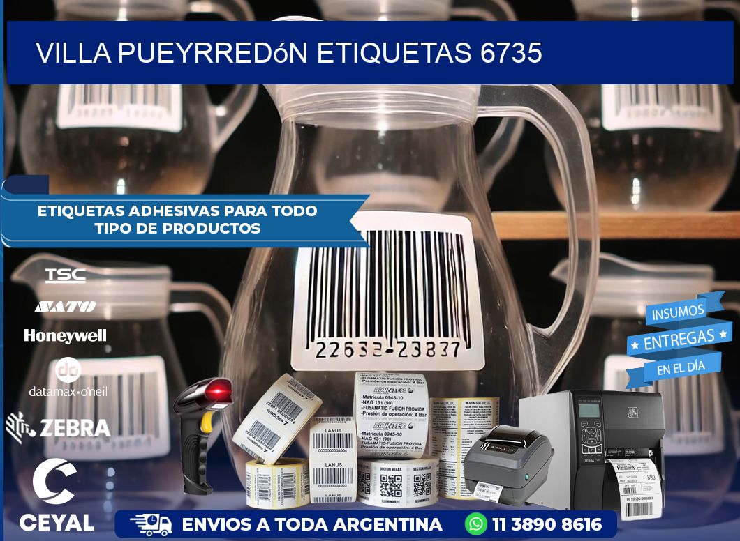 Villa Pueyrredón etiquetas 6735
