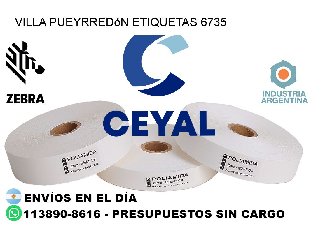 Villa Pueyrredón etiquetas 6735