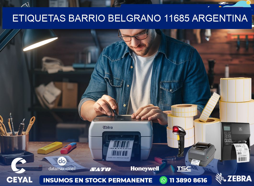 etiquetas barrio belgrano 11685 argentina