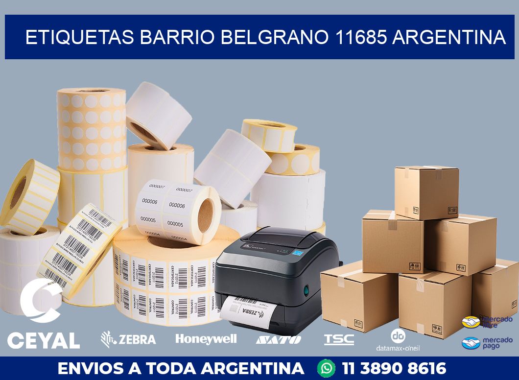 etiquetas barrio belgrano 11685 argentina
