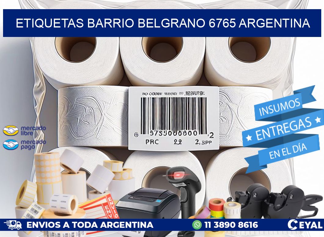 etiquetas barrio belgrano 6765 argentina