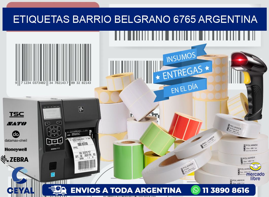 etiquetas barrio belgrano 6765 argentina