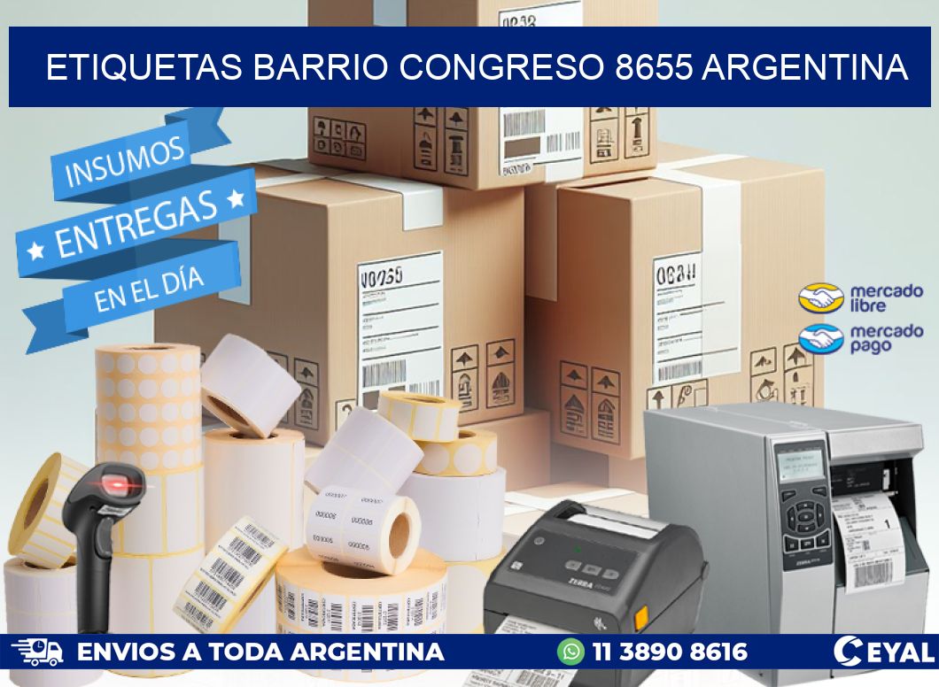 etiquetas barrio congreso 8655 argentina