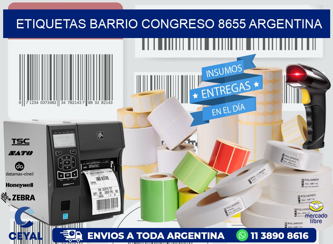etiquetas barrio congreso 8655 argentina