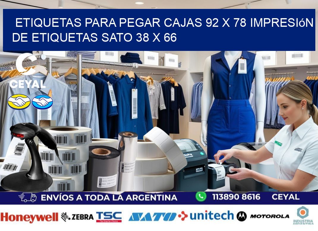etiquetas para pegar cajas 92 x 78 impresión de etiquetas sato 38 x 66
