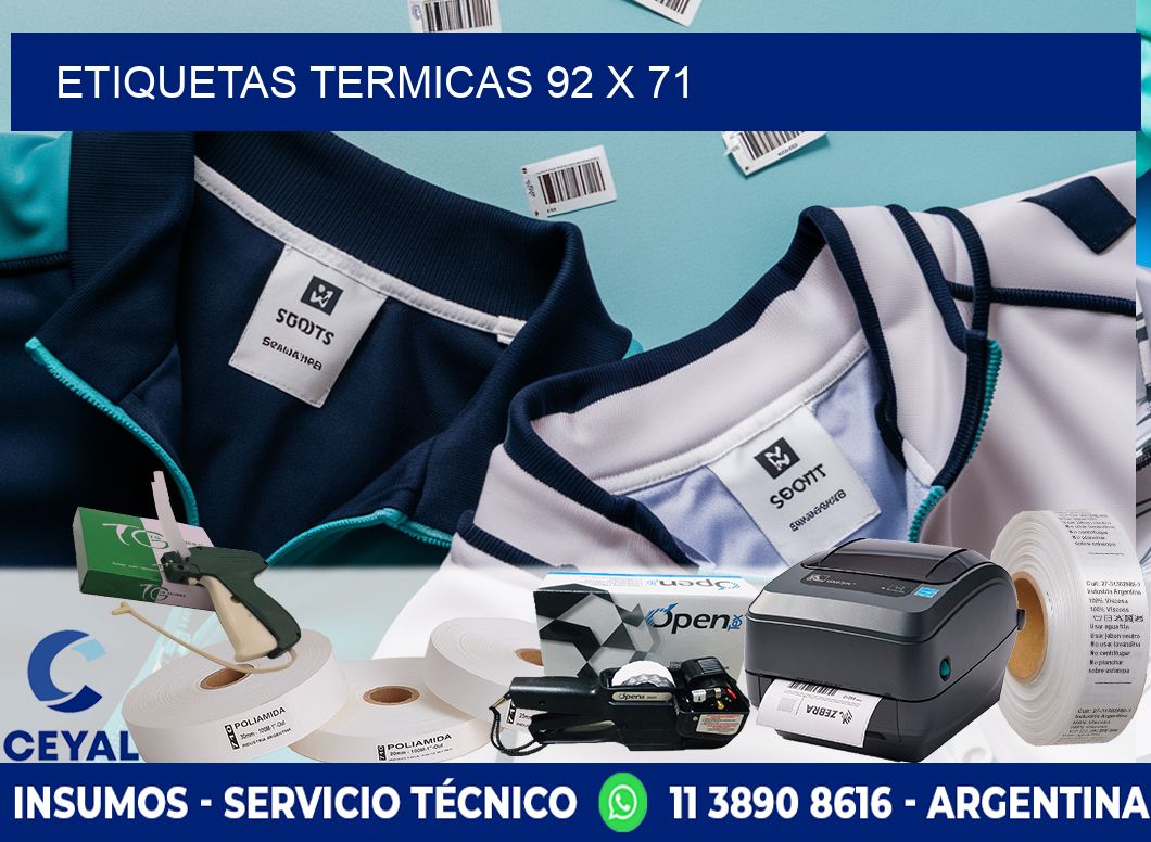 etiquetas termicas 92 x 71