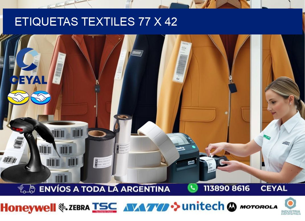 etiquetas textiles 77 x 42