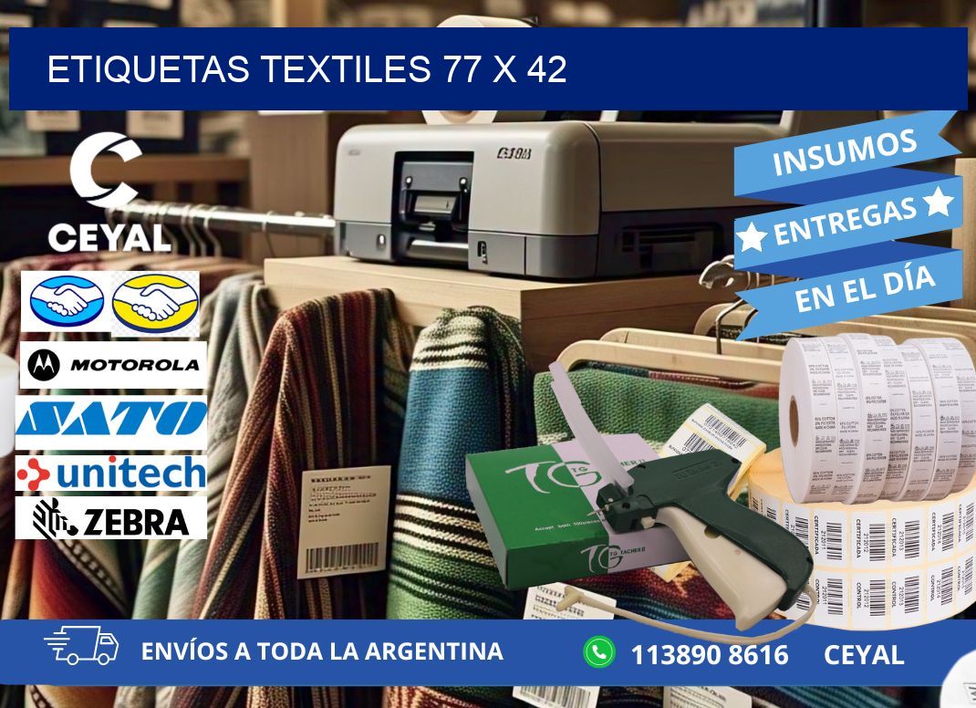 etiquetas textiles 77 x 42