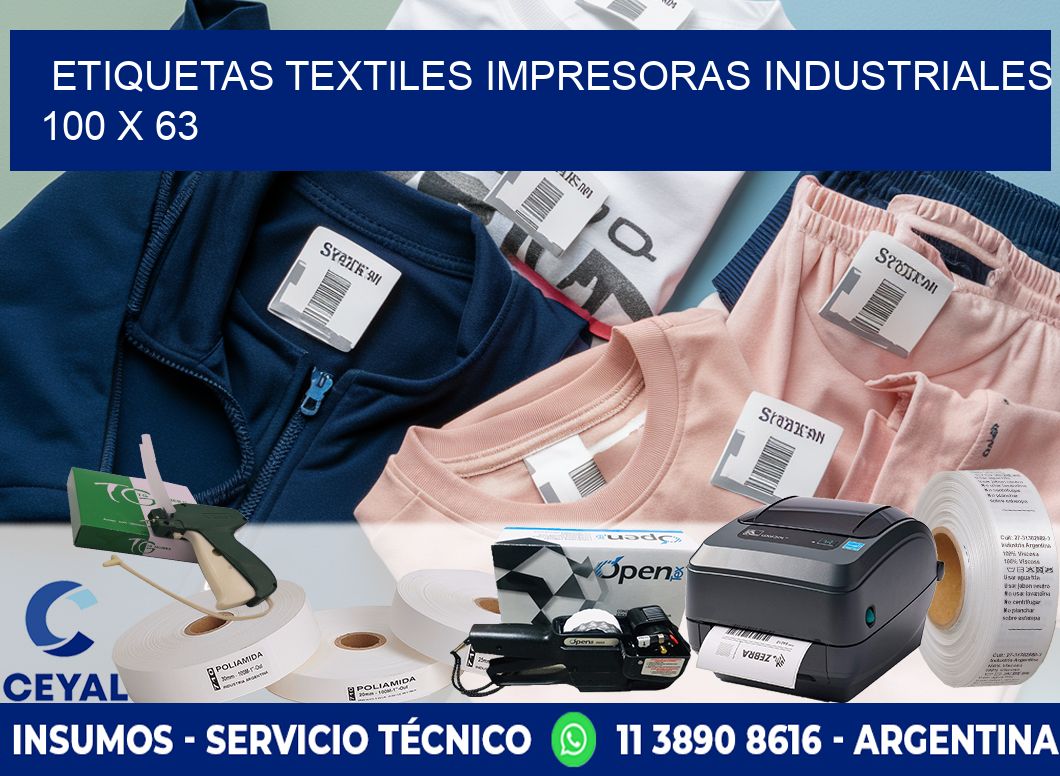 etiquetas textiles impresoras industriales 100 x 63