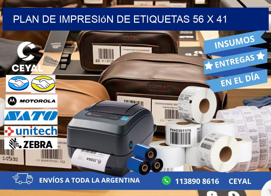 plan de impresión de etiquetas 56 x 41