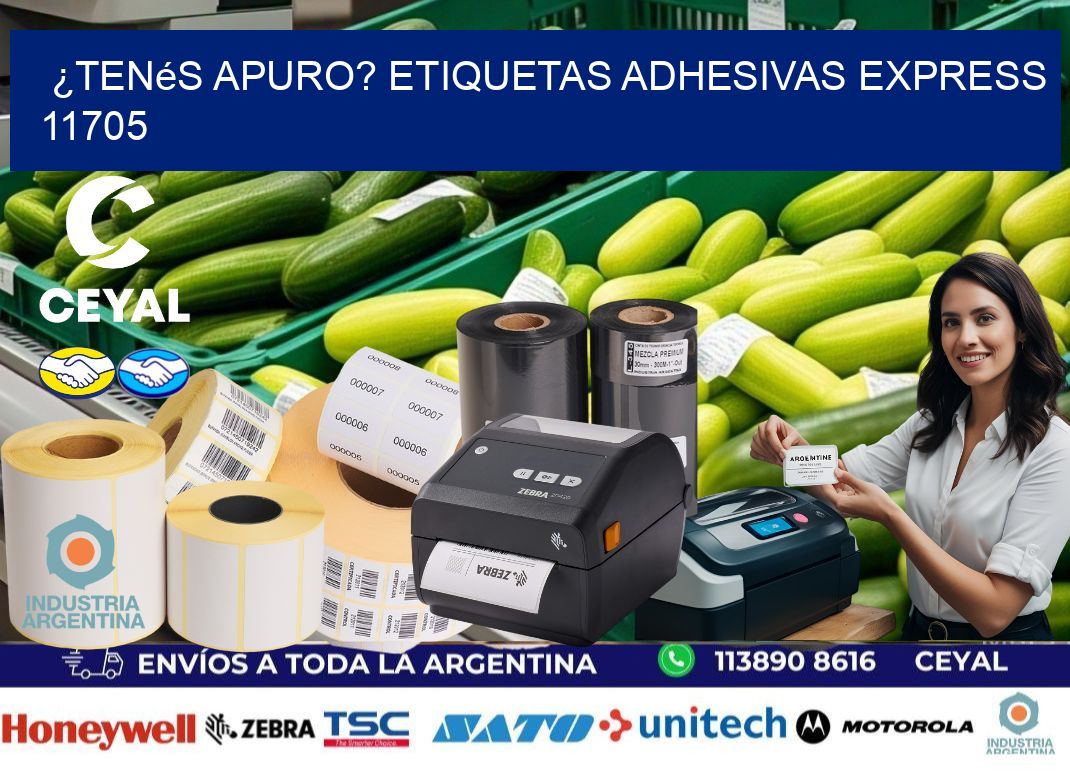 ¿Tenés Apuro? Etiquetas Adhesivas Express 11705