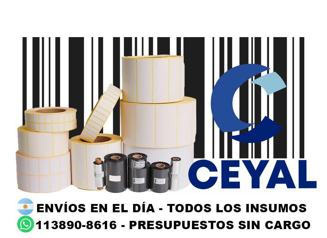 1 caja de etiquetas 44 x 80