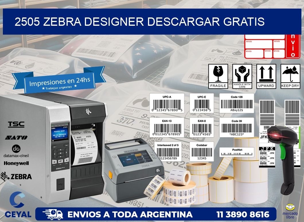 2505 Zebra Designer Descargar gratis