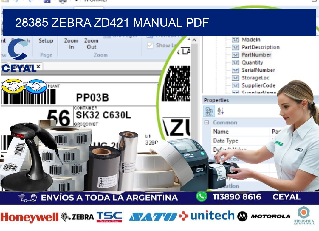 28385 Zebra ZD421 manual PDF
