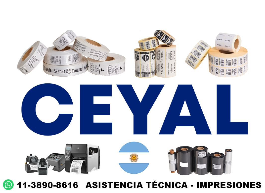 32010 Etiquetas adhesivas ean13 textil