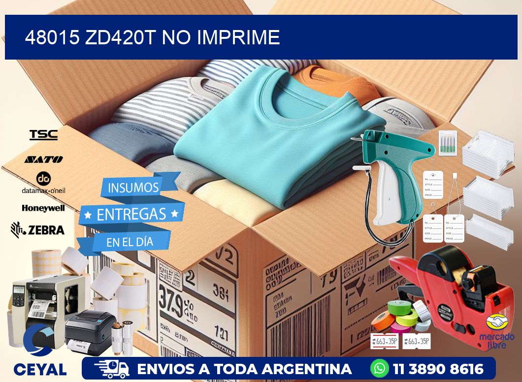 48015 ZD420t no imprime