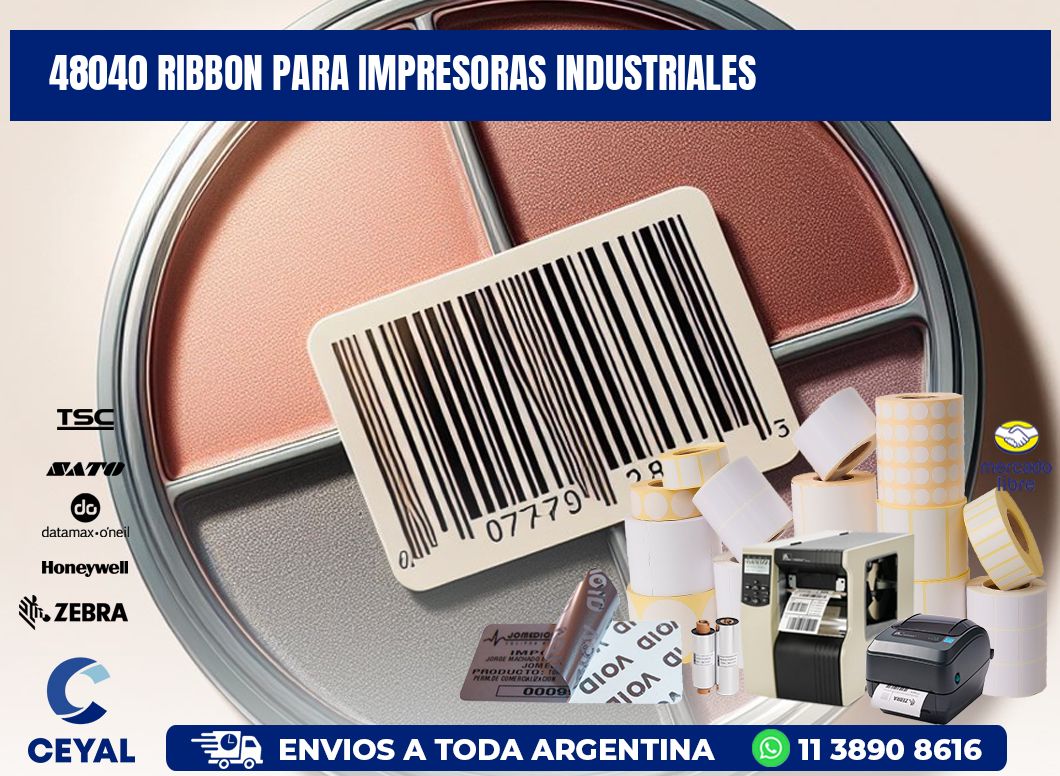 48040 Ribbon para impresoras industriales