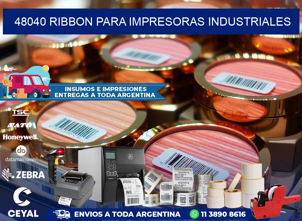 48040 Ribbon para impresoras industriales