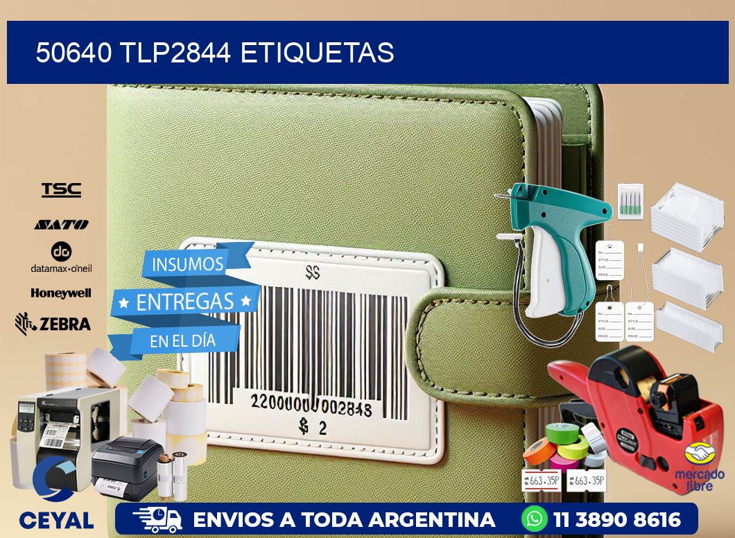 50640 TLP2844 etiquetas