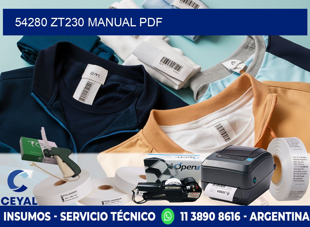 54280 ZT230 manual PDF