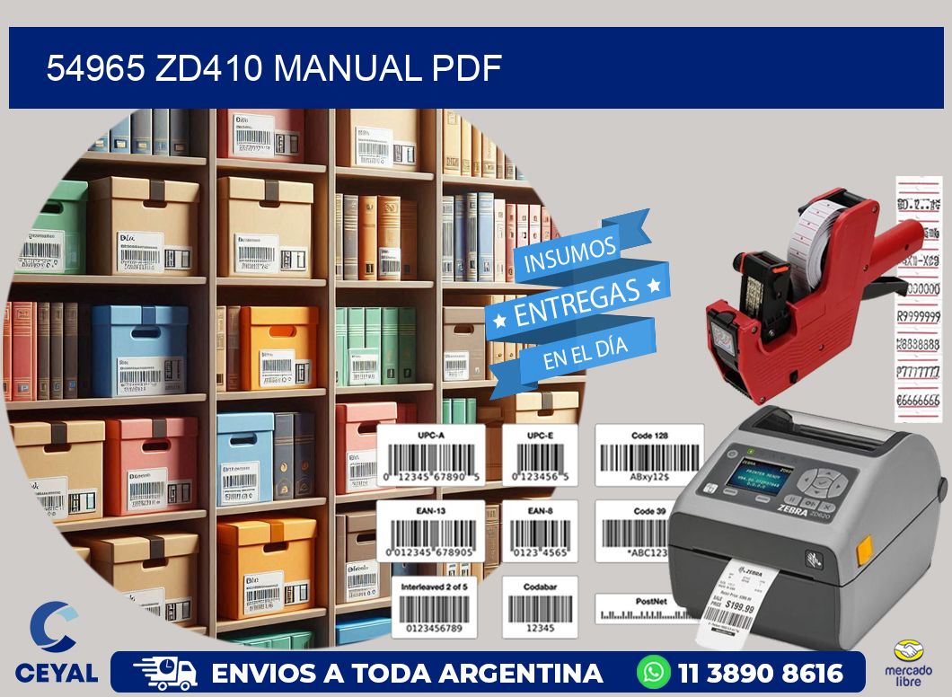 54965 ZD410 manual PDF