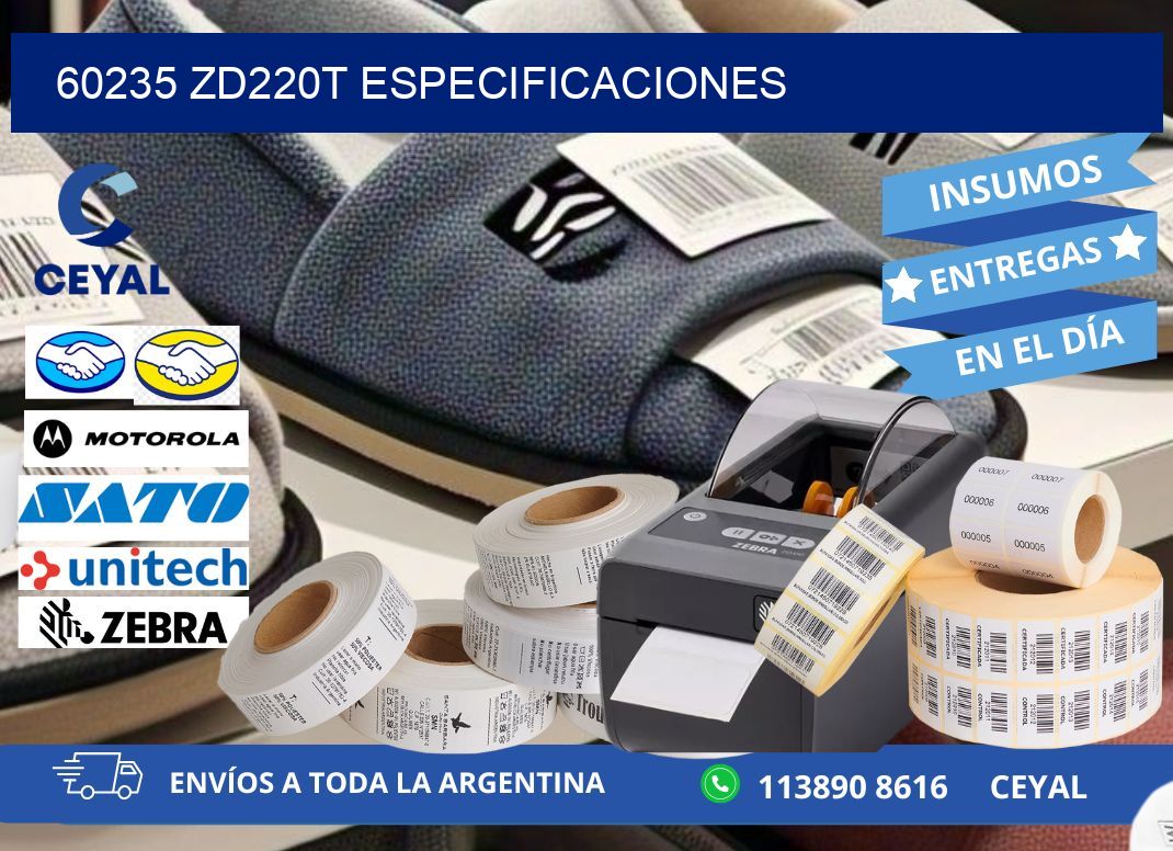 60235 ZD220t especificaciones