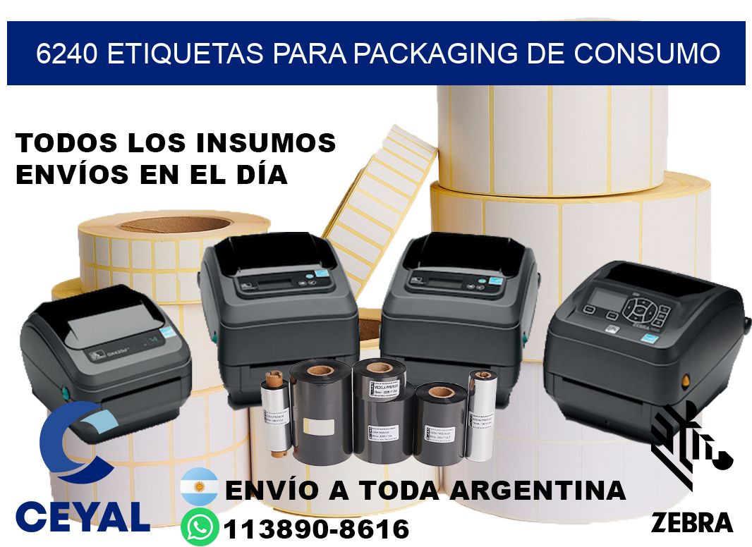 6240 Etiquetas para packaging de consumo