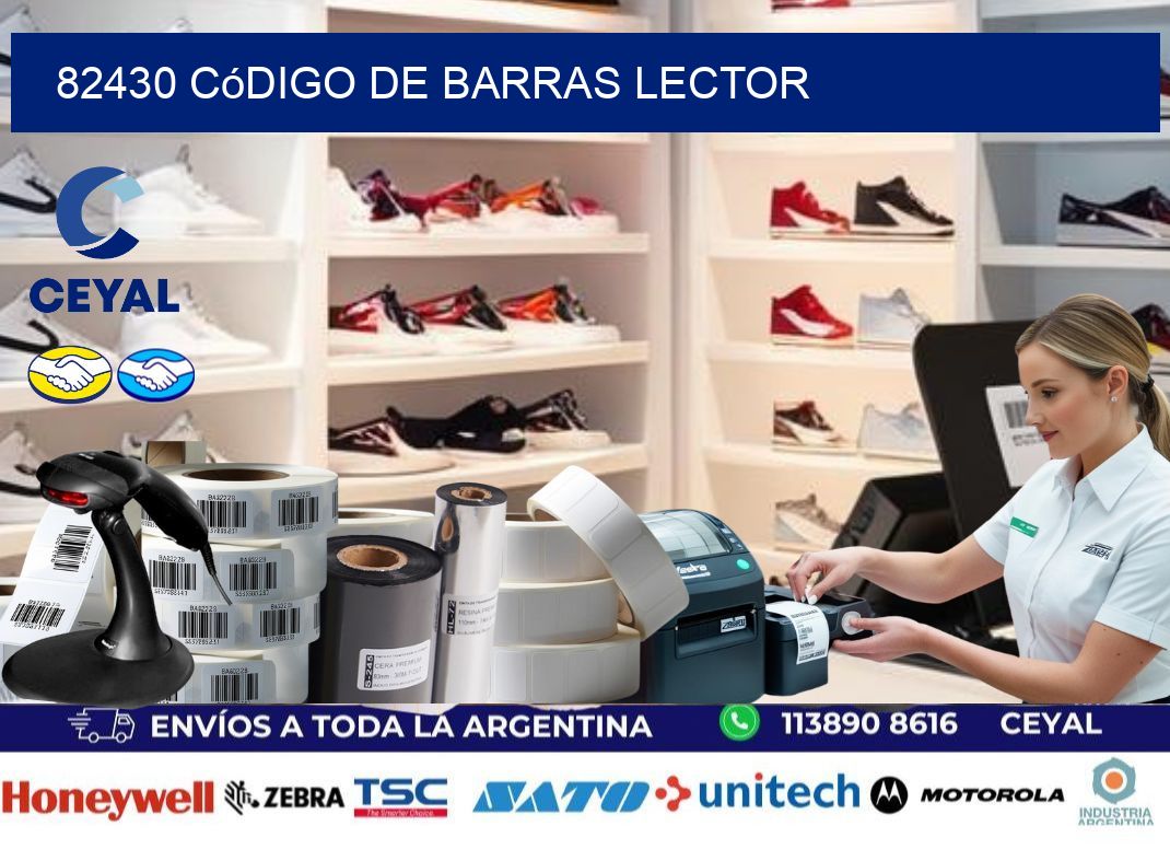 82430 Código de barras lector