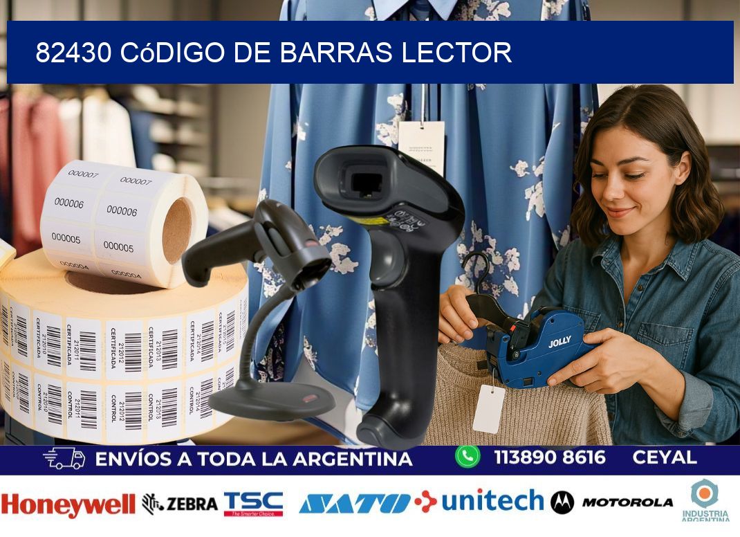 82430 Código de barras lector