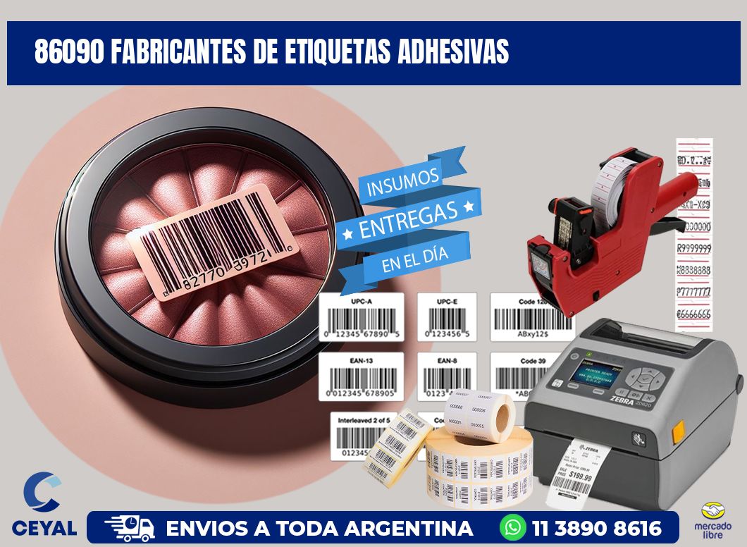 86090 Fabricantes de etiquetas adhesivas