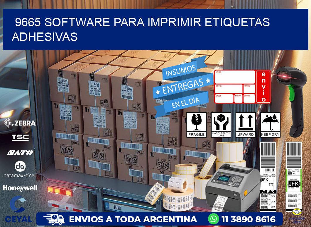 9665 software para imprimir etiquetas adhesivas