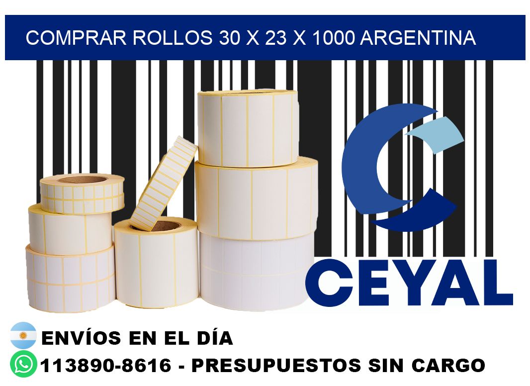 Comprar Rollos 30 x 23 x 1000 argentina